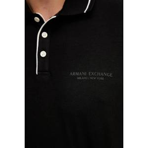 Giorgio Armani тениска с яка мъжка с памук (XM001557.AF10363.NOS) - answear - 87,99 лв