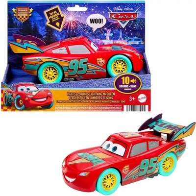 Mattel Cars Lightning McQueen se světly a zvuky