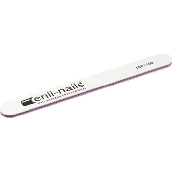 Enii Nails pilník na nehty bílý 100x100