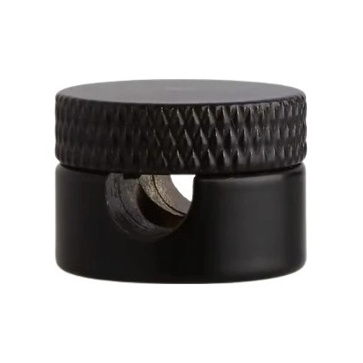 Elhard Držák na kabel, nástěnný, 22x16mm, černý KP1006B – Sleviste.cz