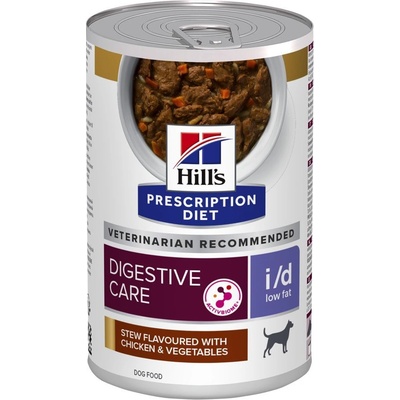 Hill's Hill s Prescription Diet i/d Low Fat Stew Грижа за храносмилането консерви за кучета 354 г