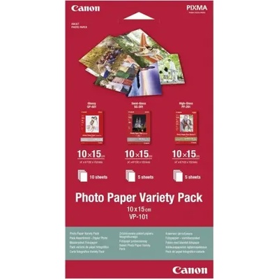 Canon Хартия, Canon Photo Paper Variety Pack 10x15cm VP-101 (0775B078AA)