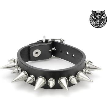 Image 1 of Leather & steel fashion гривна Devil's mouth - LSF1 150