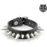 Leather & steel fashion гривна Devil's mouth - LSF1 150