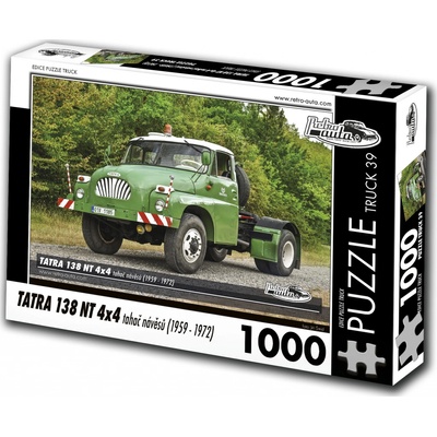 RETRO-AUTA TRUCK č.39 Tatra 138 NT 4x4 tahač návěsů 1959 1972 1000 dílků