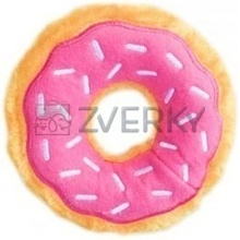 Zippy Paws Dog Hračka Mini Donut Jahoda 13 x 13 x 3,5 cm