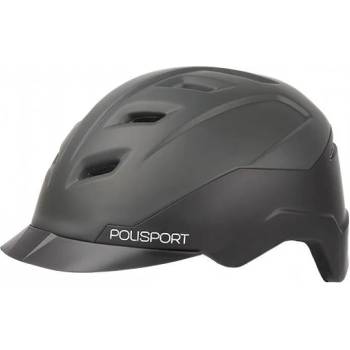 Polisport Polisport, КАСКА e'city (m=54/59)(l=58/61), black/dark grey - 8741200001 (am5723)