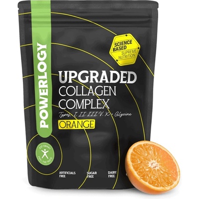 Powerlogy Upgraded Collagen Complex orange 300 g