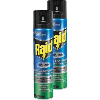Raid spray proti létajícímu hmyzu s eukalyptovým olejem 400 ml