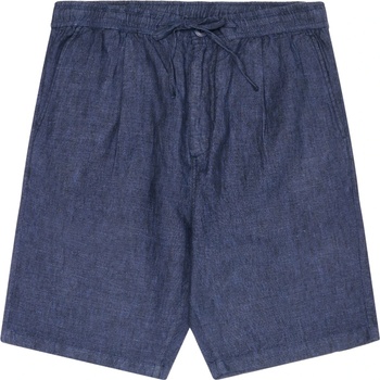 Image 1 of KnowledgeCotton Apparel Мъжки къси панталони KnowledgeCotton Apparel Fig Loose Linen Shorts - Total Eclipse (012-3728-0314)
