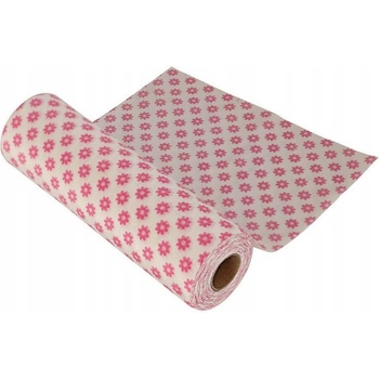Vileda Light & Soft utierky v rolke biela s kvietkami 40 ks