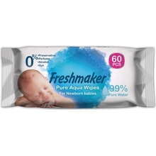 Freshmaker vlhčené obrúsky Pure Aqua 60 ks