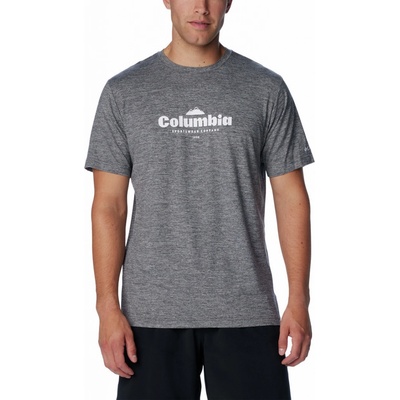 Columbia Kwick Hike Graphic SS Tee černá šedá