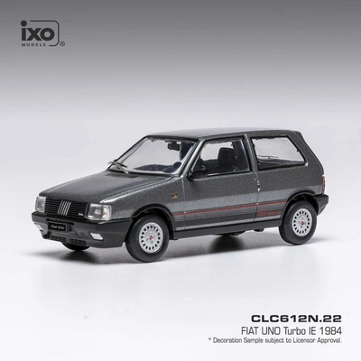 IXO Fiat Uno Turbo i.e 1984 Šedá 1:43