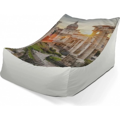 Sablio sedací vak Lounge Řím Forum Romanum 80 x 95 x 50 cm