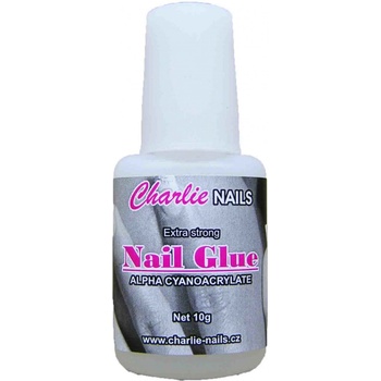 Charlie nails Lepidlo na tipy Extra strong se štětečkem 10 g