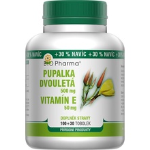 Bio Pharma Pupalka Vit.E 50 mg 130 tablet