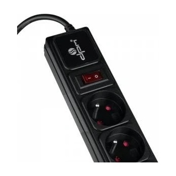 DPMSolid Surge protection looler 5-socket with/u 5m black FMP6150