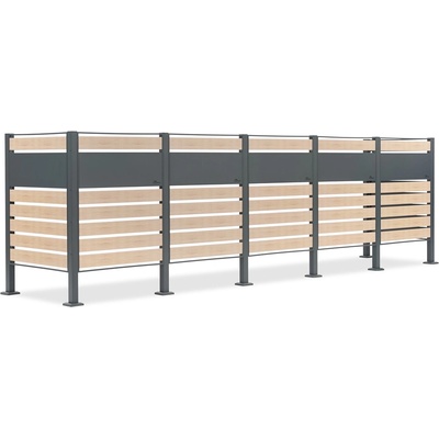 CoverTech Корпус за 5 контейнера за отпадъци 120l или 240l Breda CoverTech (CT085)