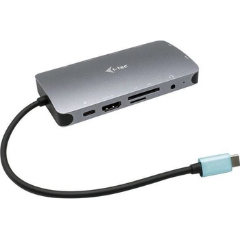 i-Tec USB-C Metal Nano Dock HDMI/VGA with LAN + Charger 100W C31NANOVGA100