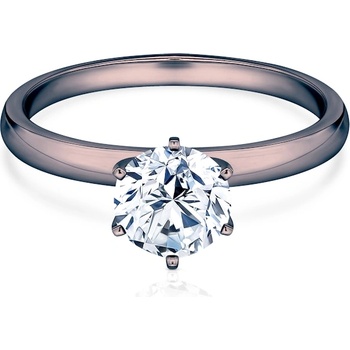 SAVICKI Годежен пръстен savicki: черно злато, диамант