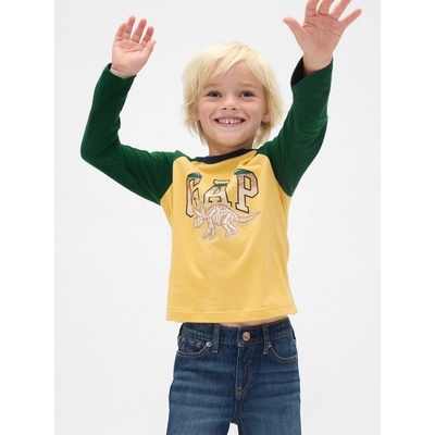 GAP Baby tričko s logom žltá