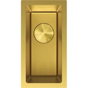 Mexen Trixo стоманена мивка с 1 камера 230 x 440 мм, златен HC - 6411221000-55HC (6411221000-55HC) Мивка за вграждане