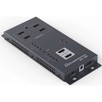 PremiumCord HDMI matrix switch 4:0 s audiem, 4Kx2K khswit42c