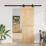 vidaXL Преплъзваща се врата NARVIK 70 x 210 см (213, 5 см) (3445281)