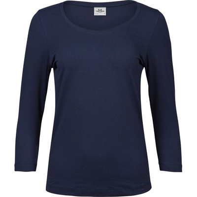 TEE JAYS tj460 / Дамска еластична тениска с 3/4 ръкав - тъмносиня xxl (18046000305)