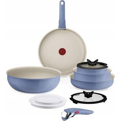 Tefal Ingenio Serenity sada 11 kusů nádobí na indukci Blue Salt