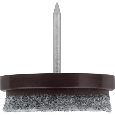 Walteco Filcový kluzák s hřebem, průměr 28mm, hnědý, 8 ks , 84970 – Zbozi.Blesk.cz