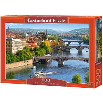 Castorland View of Bridges in Prague 500 pcs Пъзел 500 броя Пейзажни (292980) (292980)