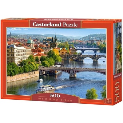 Castorland View of Bridges in Prague 500 pcs Пъзел 500 броя Пейзажни (292980) (292980)