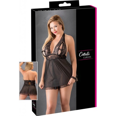 Cottelli Plus Size čipkovaný babydoll