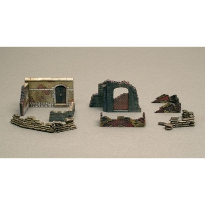 Italeri Doplnky WARGAMES steny a ruiny II WWII 1:72