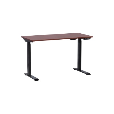 Carmen Ергономично бюро с регулиране на височината Carmen CR-119 - махагон-черен