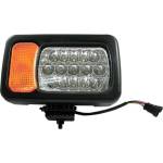  Десен фар 16led къси / дълги светлини мигач рефлектор подходящ за трактор комбайн багер и др