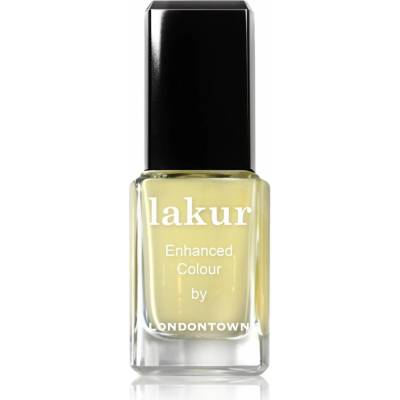 LONDONTOWN lakur Banana Pudding lak na nechty priesvitná žltá 12 ml
