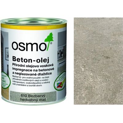 Osmo 610 Beton olej 0,75 l Bezbarvý – Zbozi.Blesk.cz