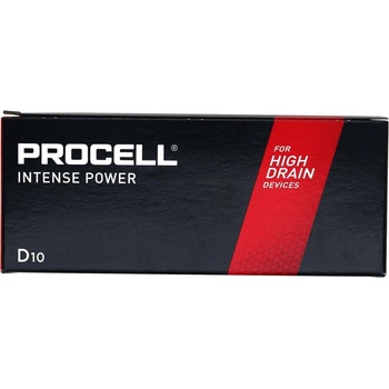 Duracell Батерия алкална индустриална LR20 D 10pk опаковка INTENSE PROCELL, цена за 10 бр (LR20)