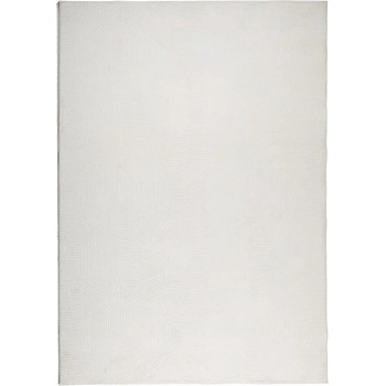 Килим " IZA" с къс косъм, скандинавски вид, кремав, 160x230 см