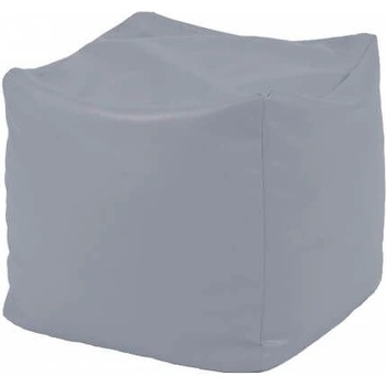 Image 1 of Pufrelax Пуф, 80л. , Табуретка Куб - Panama Grey, Перящ се калъф, Водоустойчив, Пълнеж от Полистиролни перли