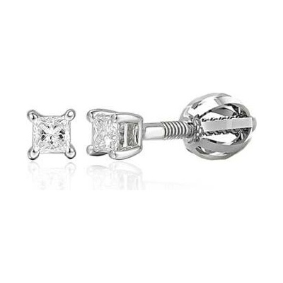 Gems Diamantové peckové náušnice Princess bílé zlato s brilianty 585-38-3-0019.1B00.0.00.HSI1.000.05