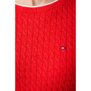 Tommy Hilfiger тениска тип пуловер дамска от памук (WW0WW50103)