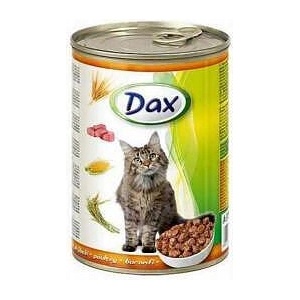 Dax Poultry с пилешко месо- Консервирана храна за котки 415гр