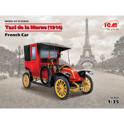 ICM Taxi de la Marne 1914 French Car 3x Camo 1:35