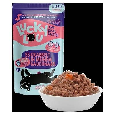 Lucky Lou Lifestage Adult s hydinovým mäsom a hmyzom 125 g