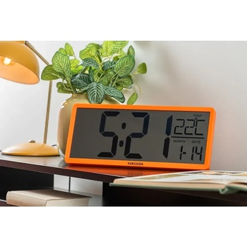 Karlsson Стенен часовник Karlsson Retro LCD (KA6020OR)