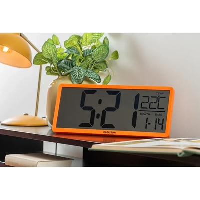 Karlsson Стенен часовник Karlsson Retro LCD (KA6020OR)